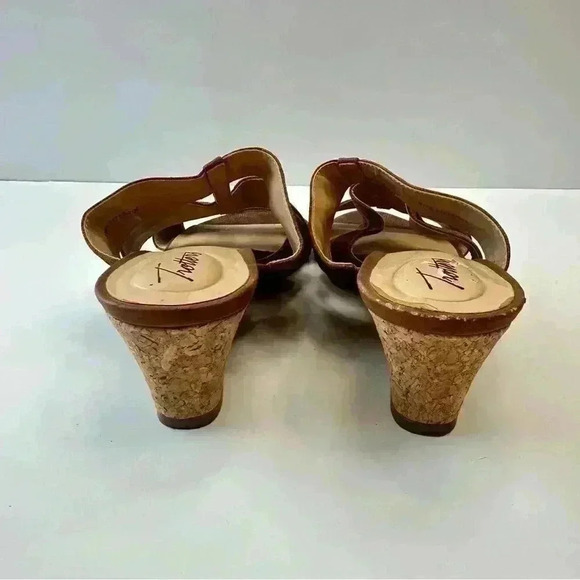 Trotters Damen Mia Slides Sandal Cognac Womens Size‎ 8.5 - Picture 7 of 8